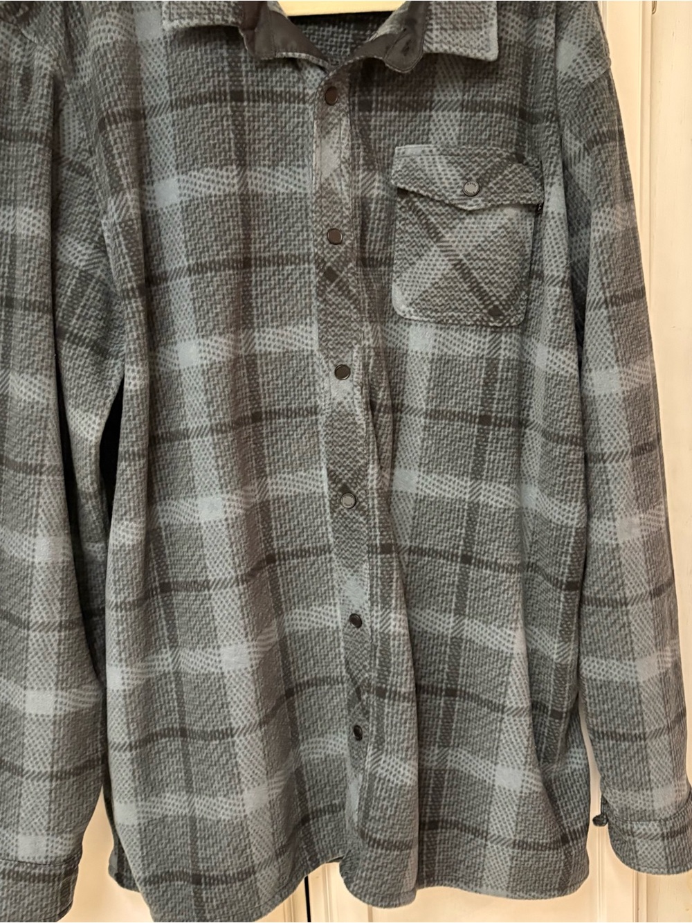 O'Neill Grey Plaid Lightweight Shirt Jacket